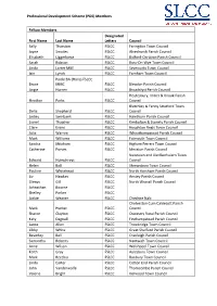 Professional Development Scheme (PDS) Members