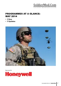 PROGRAMMES at a GLANCE: MAY 2014 • 3 New • 3 Updates