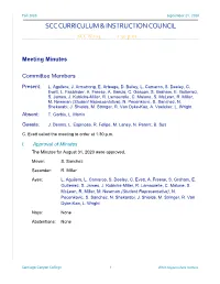 Scc Curriculum & Instruction
