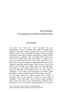 Virtual Catastrophe: the Ecologically-Oriented Ethics of Jeff