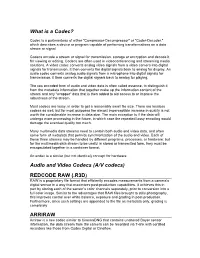 (A/V Codecs) REDCODE RAW (.R3D) ARRIRAW
