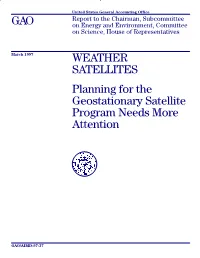 AIMD-97-37 Weather Satellites Executive Summary