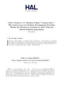 Or ``Railway Politics
