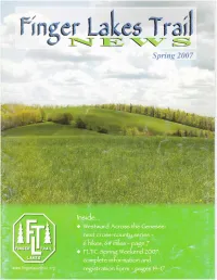 Spring 2007 President’S Message Evolution Not Revolution Hen This Issue Reaches You, David S