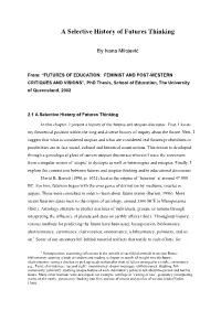 A Selective History of Futures Thinking