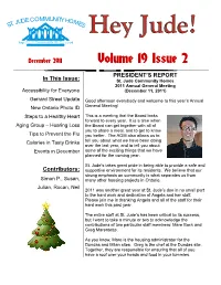 In This Issue: St