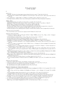 Notes and Documents A
