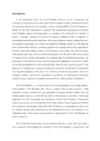 Report on the Foreign Policy of the Czech Republic 2002