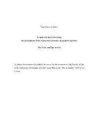 To Make the Short Story Long: the Development of the Frame-Story Structure in Sanskrit Narrative