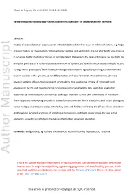 Between Dependence and Deprivation: the Interlocking Nature of Land Alienation in Tanzania