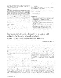 Low Dose Methotrexate Osteopathy in a Patient with Polyarticular Juvenile