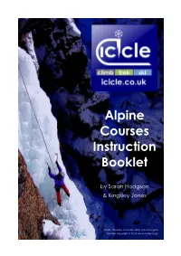 Alpine Courses Instruction Booklet