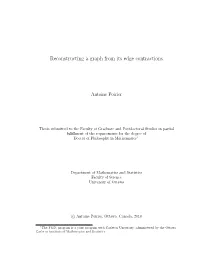 Reconstructing a Graph from Its Edge-Contractions