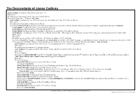 The Descendants of James Cadbury 1