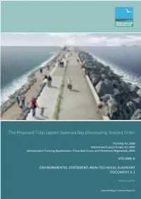 The Proposed Tidal Lagoon Swansea Bay (Generating Station) Order