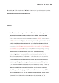Visualising the 'Real' and the 'Fake': Emotion Work and The