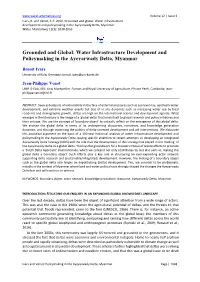 Water Infrastructure Development and Policymaking in the Ayeyarwady Delta, Myanmar