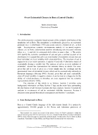 Overt Existential Closure in Bura (Central Chadic) 