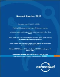 Second Quarter 2013