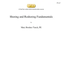 Shoring and Reshoring Fundamentals