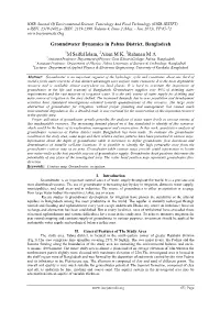 Groundwater Dynamics and Rainfall Data Analysis In