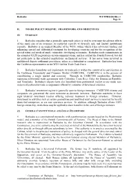 1. Barbados Considers That a Generally Open Trade Policy Is Vital to Over