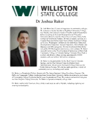 Dr Joshua Baker