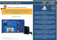 Playstation Network Parent Guide