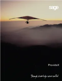 Providex® Providex — a Complete Business Application Development Environment