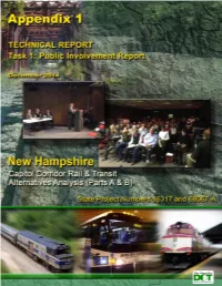 Public Involvement Report – December 2014