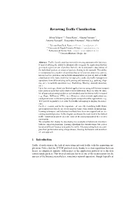Reviewing Traffic Classification