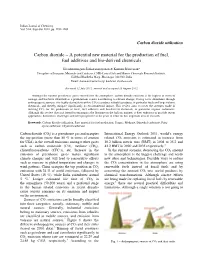 Carbon Dioxide Utilisation