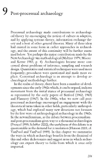 Current Approaches to Interpretation in Archaeology, Third Edition