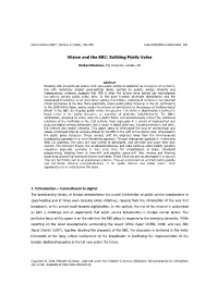 Ivision and the BBC: Building Public Value