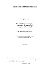 New Issues in Refugee Research