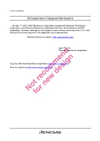 Old Company Name in Catalogs and Other Documents