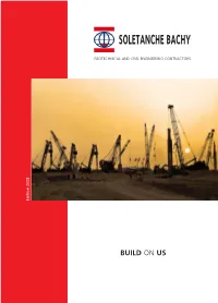 SOLETANCHE BACHY Key Figures Main Contractor Specialised in Geotechnical and Civil Engineering