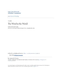 The Word in the World