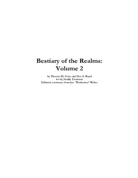 Bestiary of the Realms: Volume 2