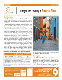 Hunger and Poverty in Puerto Rico