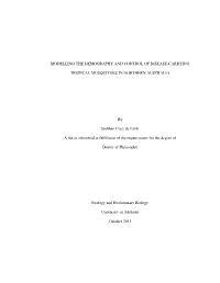 I MODELLING the DEMOGRAPHY and CONTROL of DISEASE