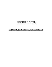 Lecture Note