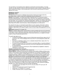 The Study Listed May Include Approved and Non-Approved Uses, Formulations Or Treatment Regimens