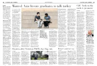 Asia-Literate Graduates to Talk Turkey