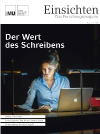 Der Wert Des Schreibens