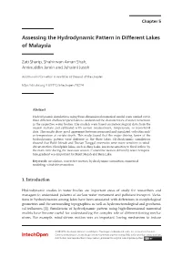 Assessing the Hydrodynamic Pattern in Different Lakes of Malaysia 73