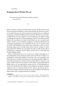 Bringing Manawithintheory