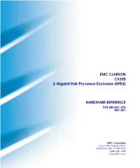 EMC Clariion CX300 2-Gigabit Disk Processor Enclosure (DPE2)
