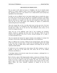 The Science of Meditation Samael Aun Weor 1 the SCIENCE OF