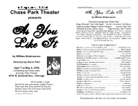 As You Like It Files/Asyoulikeit Program WEB.Pdf